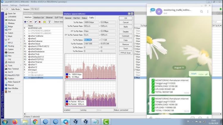 Penggunaan MikroTik untuk Monitoring Penggunaan Internet Siswa
